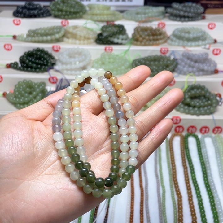 和田玉颈饰未镶嵌6m m