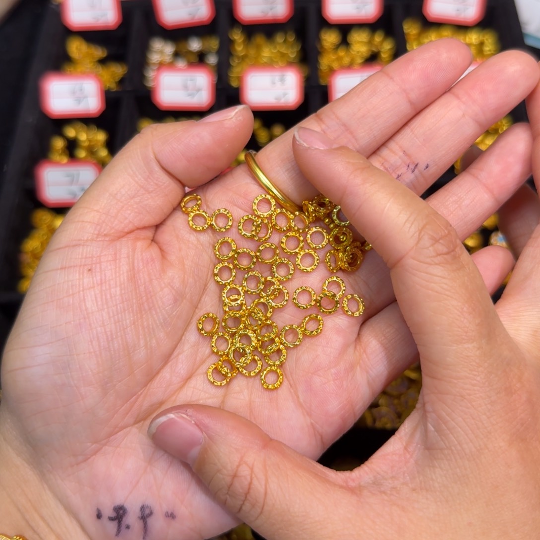 铜合金精工保色盘缠15个'