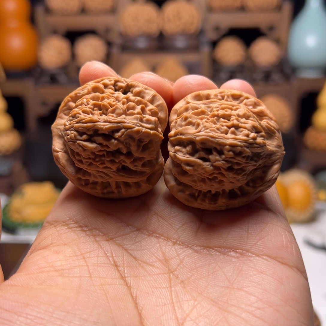 把件文玩核桃40望月