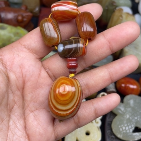 玛瑙/玉髓未镶嵌颈饰116