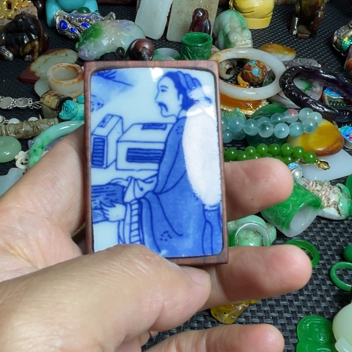 滴血莲花菩提把件