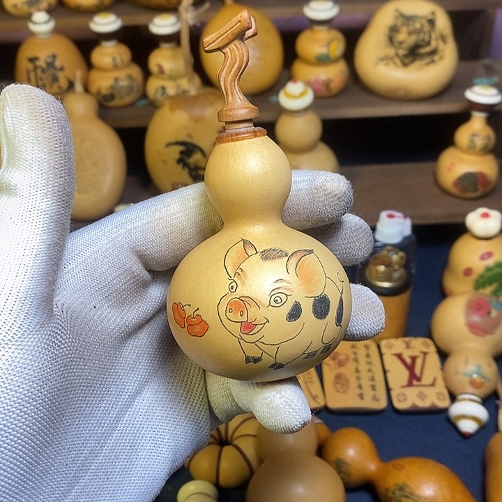 针刺猪事事如意葫芦