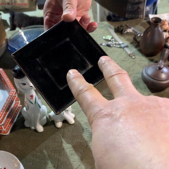 老***普瓷片工艺品工艺品狗工艺品