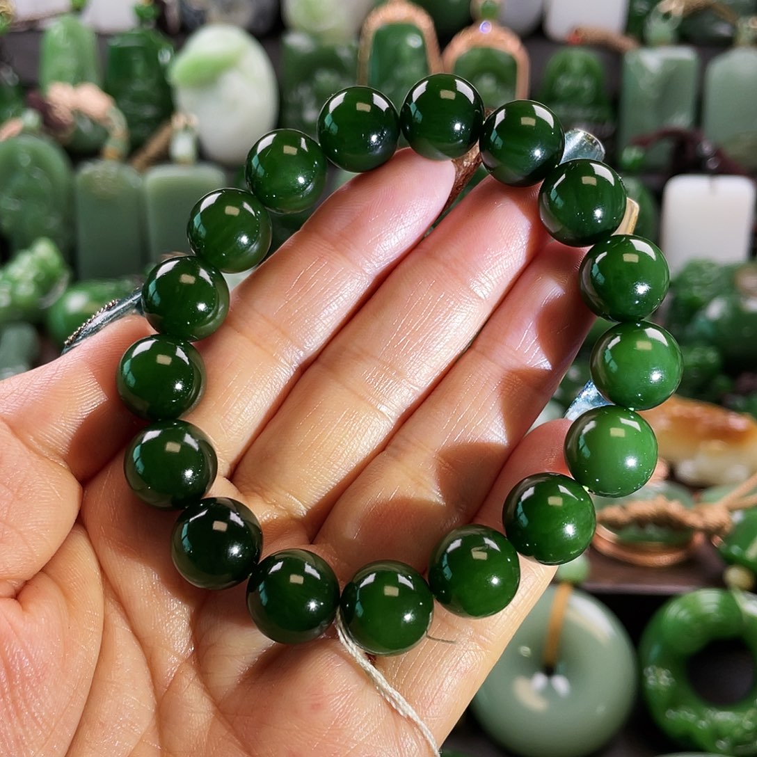 和田玉手串未镶嵌