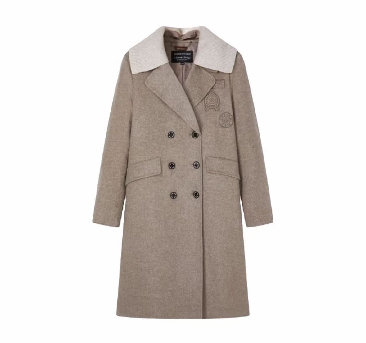 （直播链接非主图款）新号福利秋冬单面呢子女士大衣时尚