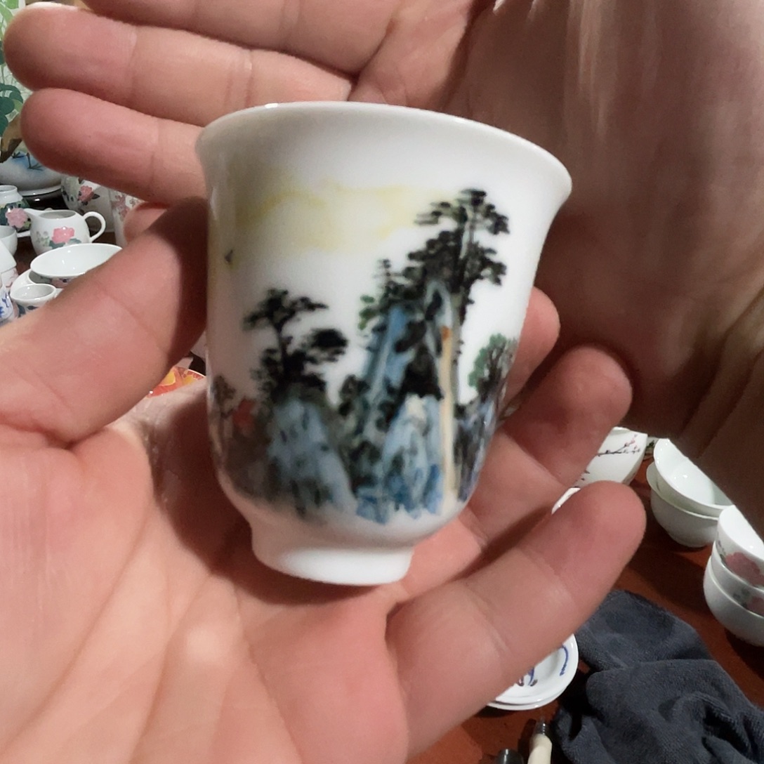 醴陵老厂瓷微瑕慎拍