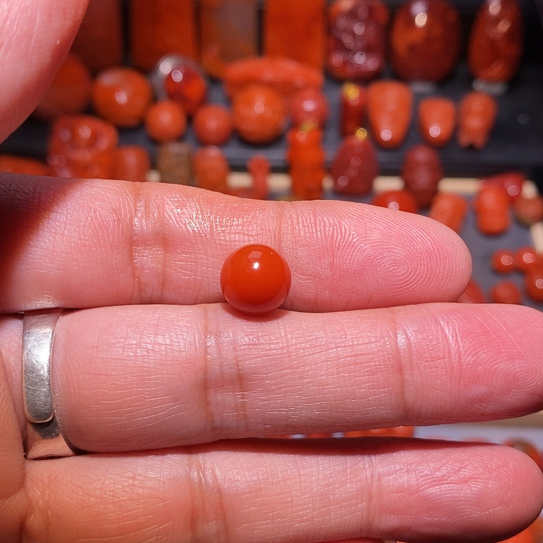 用***5南红玛瑙未镶嵌圆珠9.3