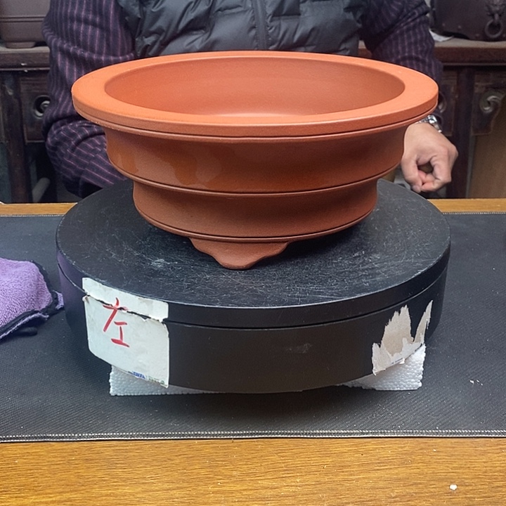 紫砂花盆货号一只ZJJ30