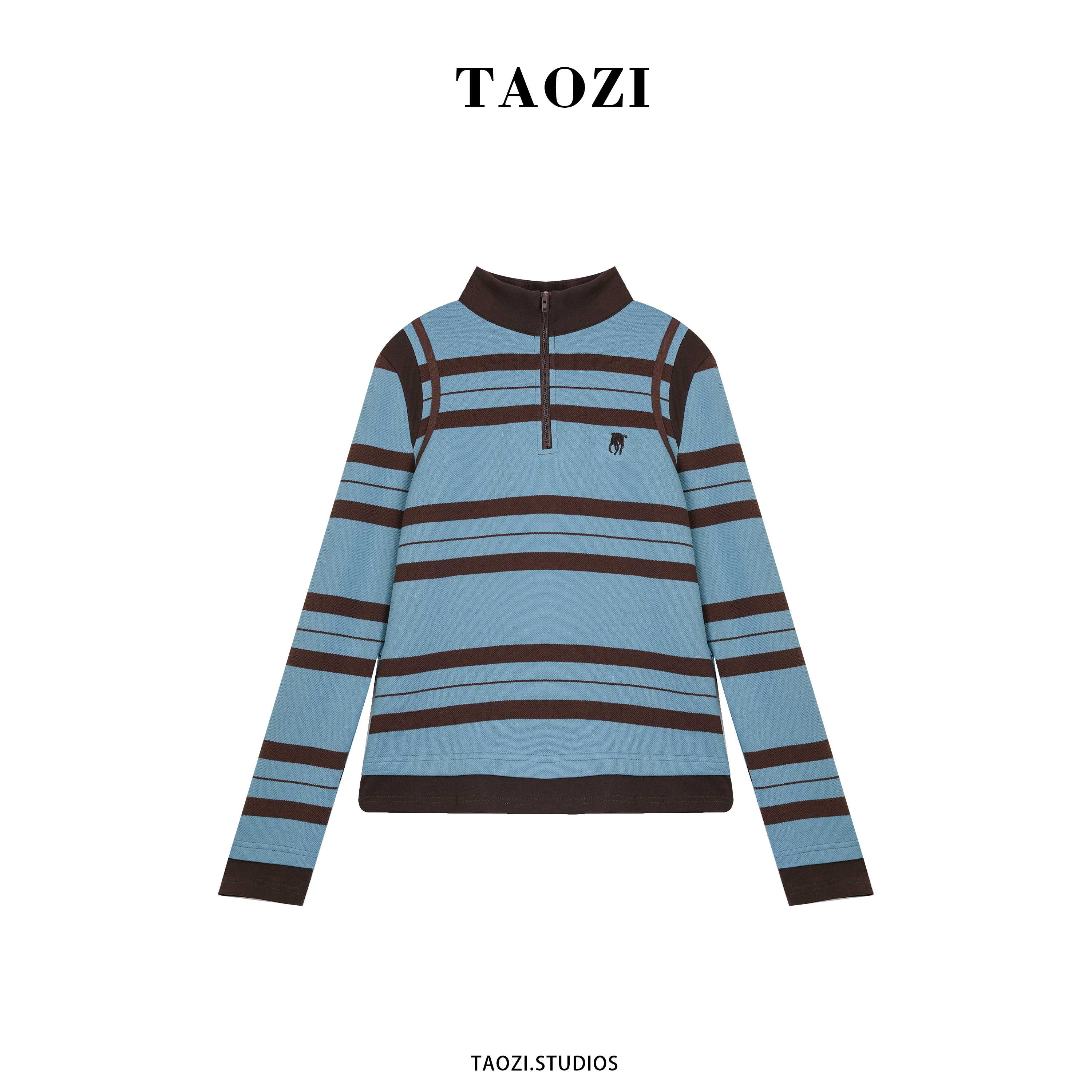 【纹纹】2025秋冬新款百搭简约时尚长袖上衣TZD360