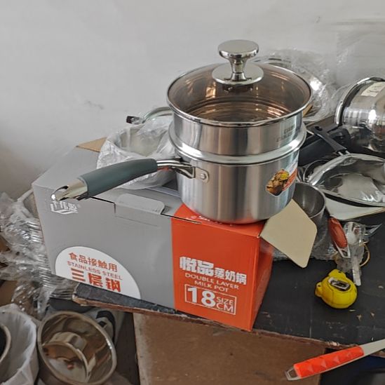 伟源奶锅，，三层钢