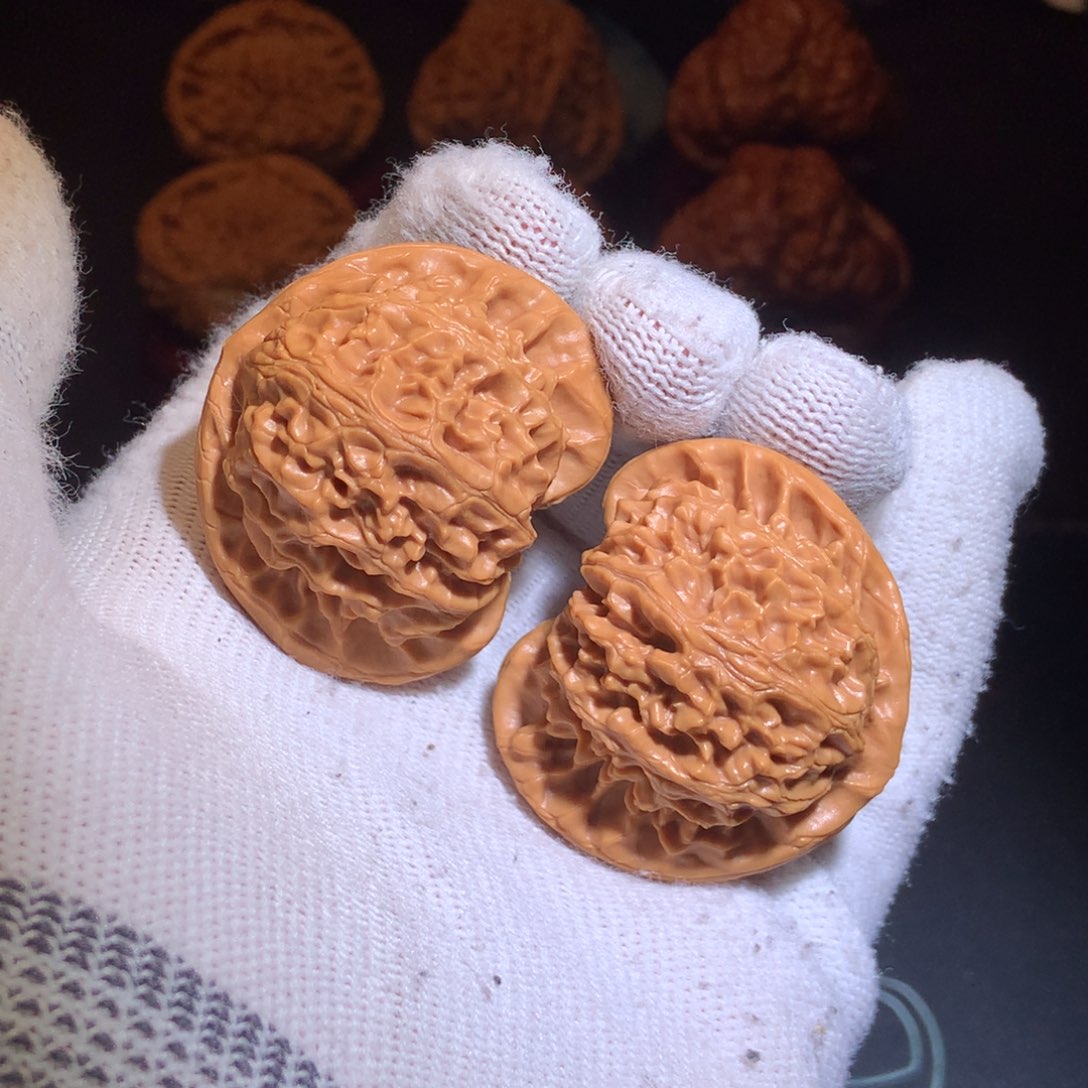 把件文玩核桃A6宫灯狮子头