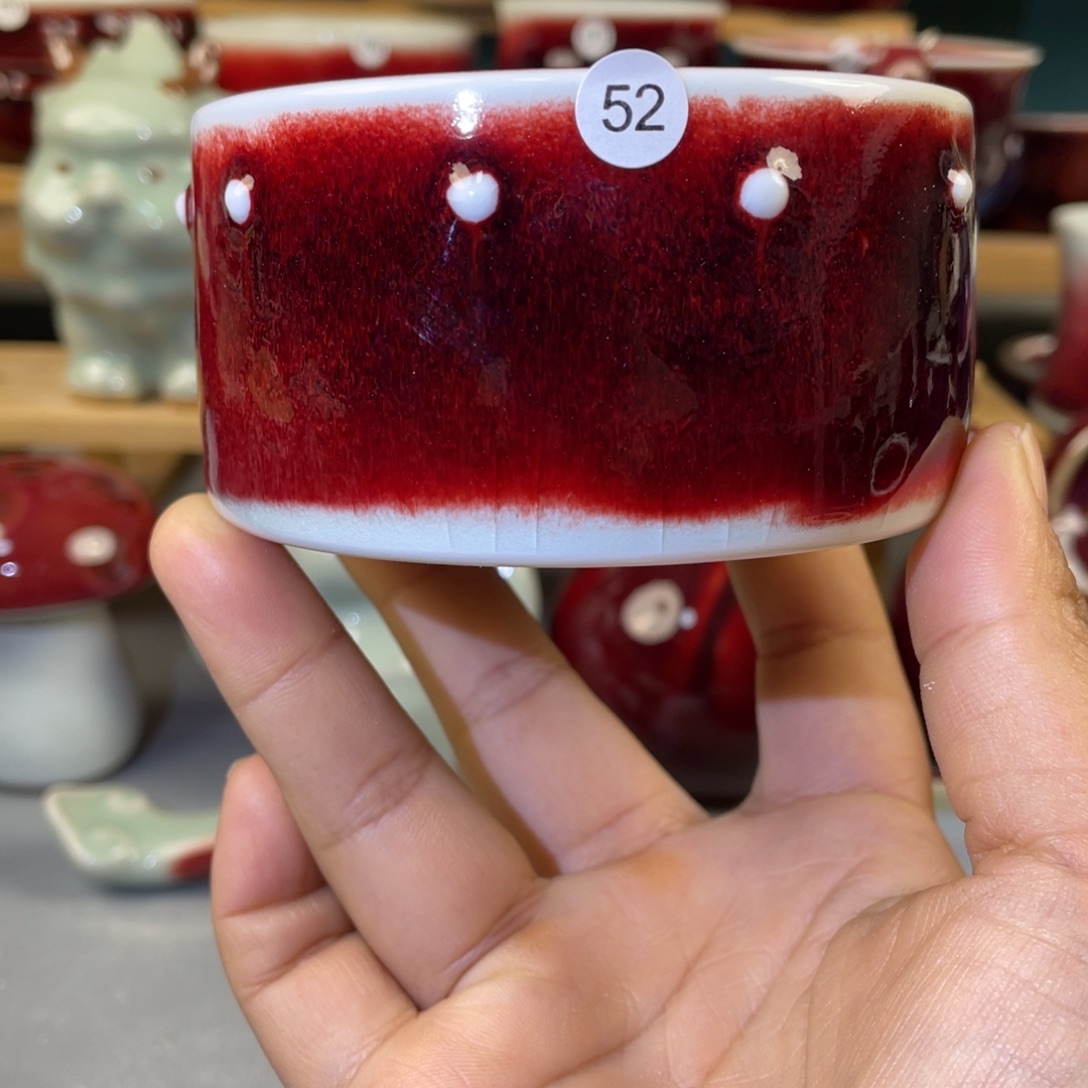 瓷片纯手工制作……微微瑕