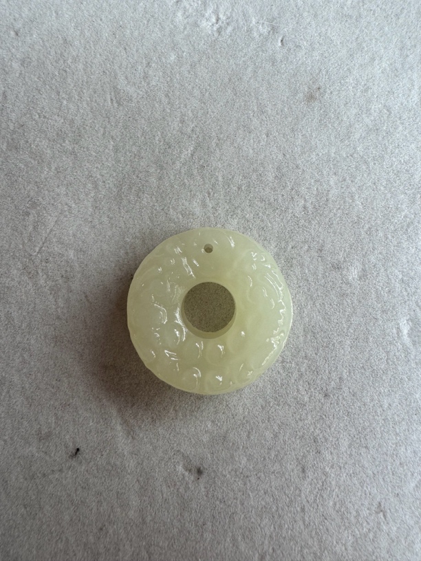 青海料双貔貅平安扣