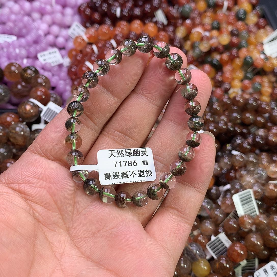 水晶手链未镶嵌，