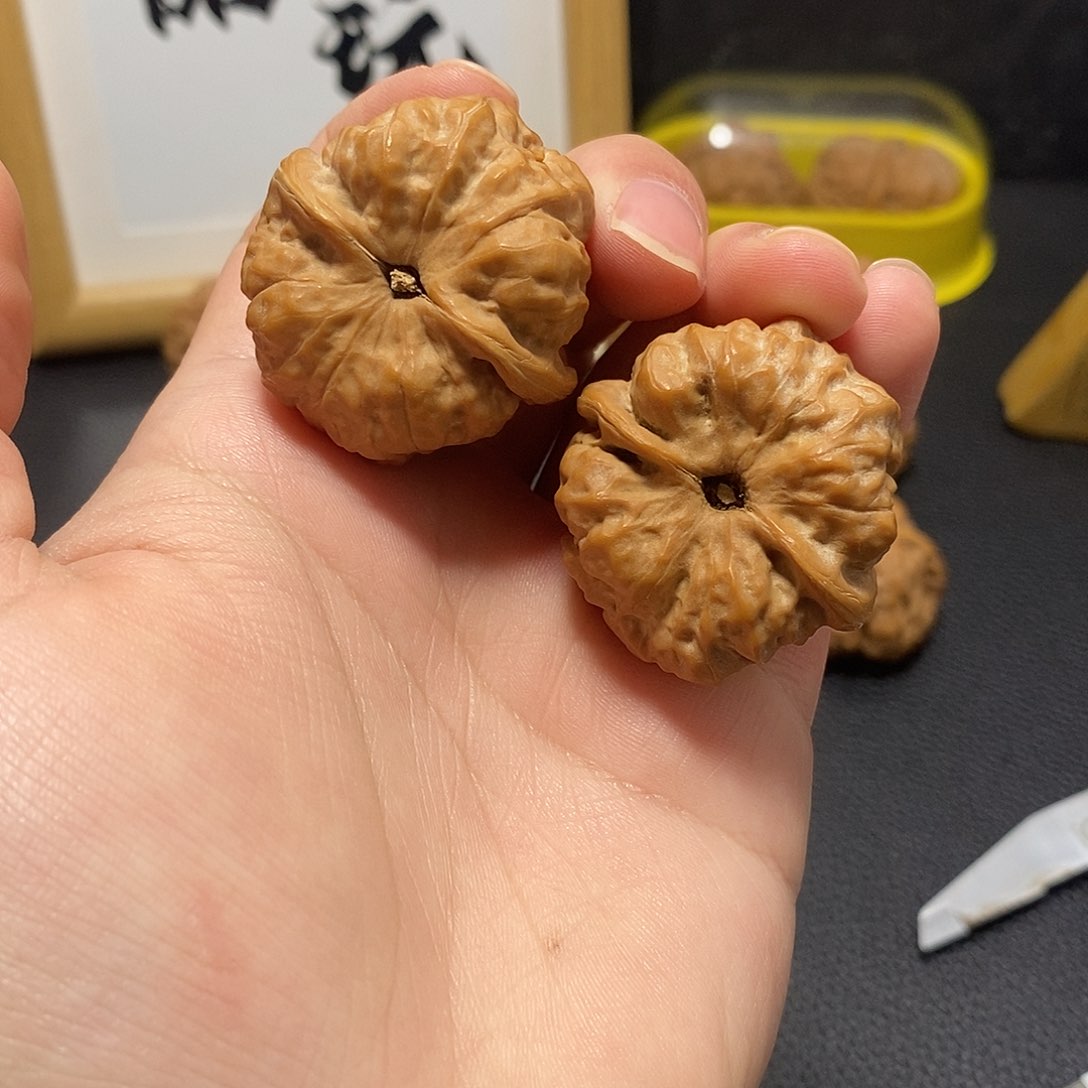 文玩核桃把件小*蛤蟆