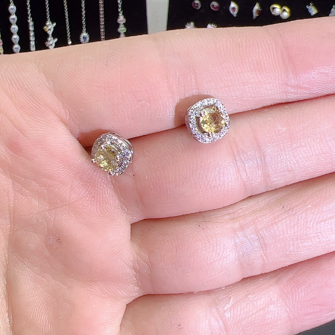 紫晶珠宝半成品银S925镶嵌