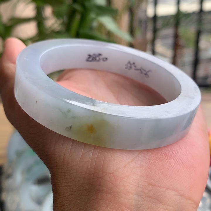 未镶嵌手镯定制翡翠55-56