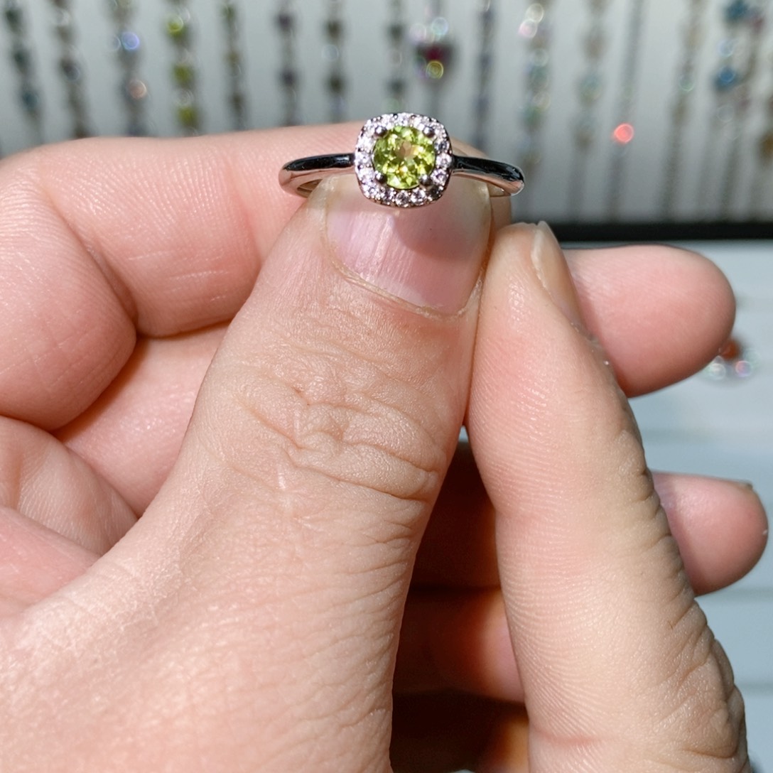 紫晶珠宝半成品银S925镶嵌