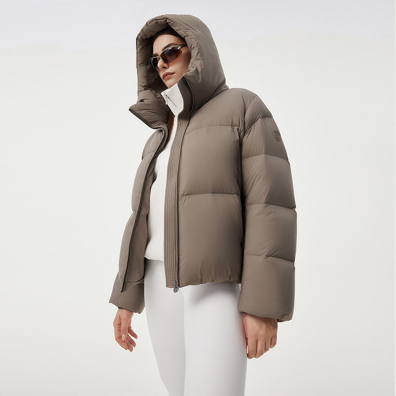 【了不琦专属】坦博尔布朗尼加厚保暖百搭面包羽绒服TBF530336Z