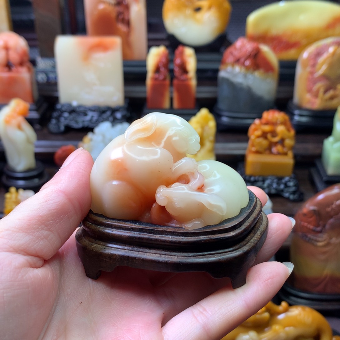 寿山石印石寿山石芙蓉