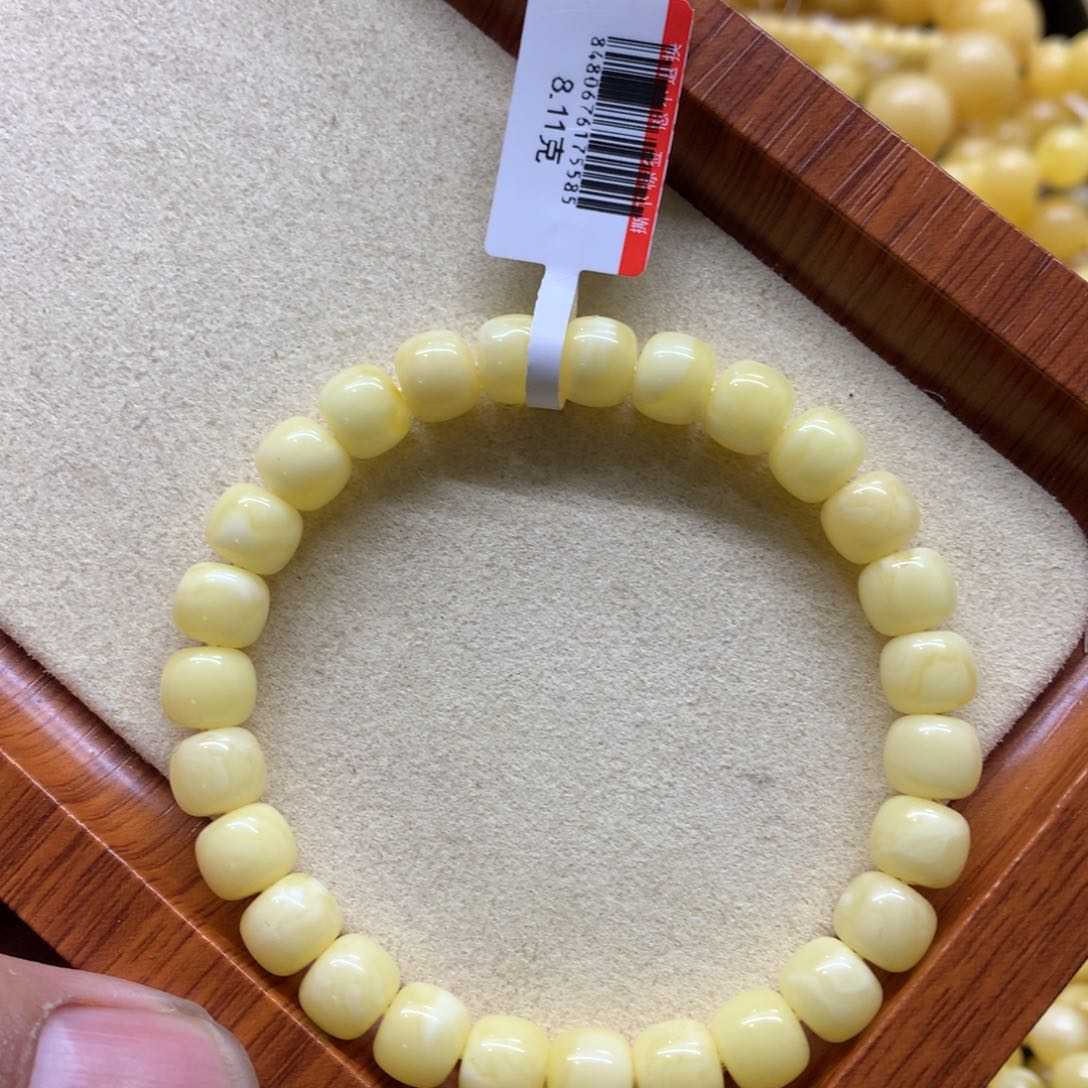 蜜蜡手链未镶嵌蜜蜡