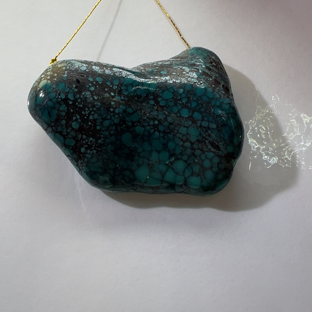 绿松石未镶嵌挂件