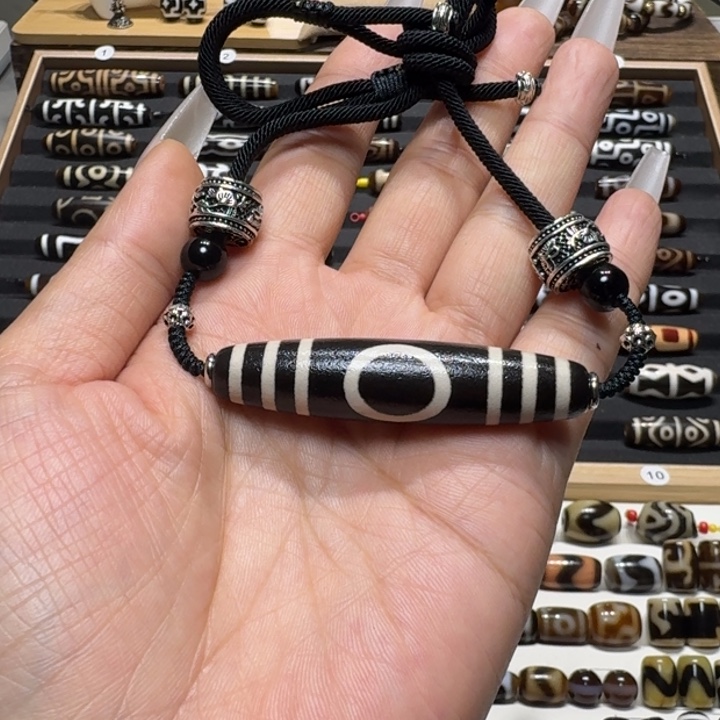 玛瑙/玉髓合金颈饰