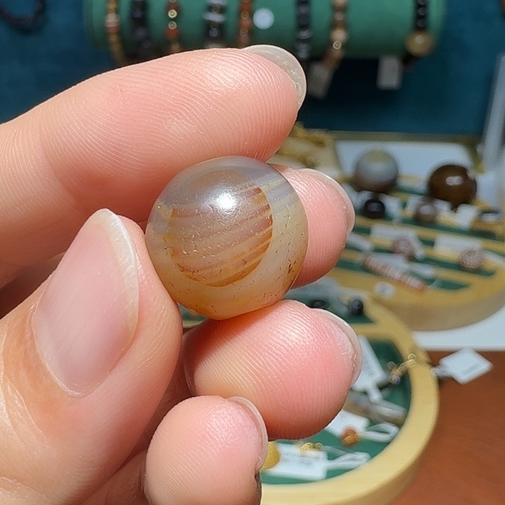 未镶嵌玛瑙/玉髓珠宝半成品15*14.3mm