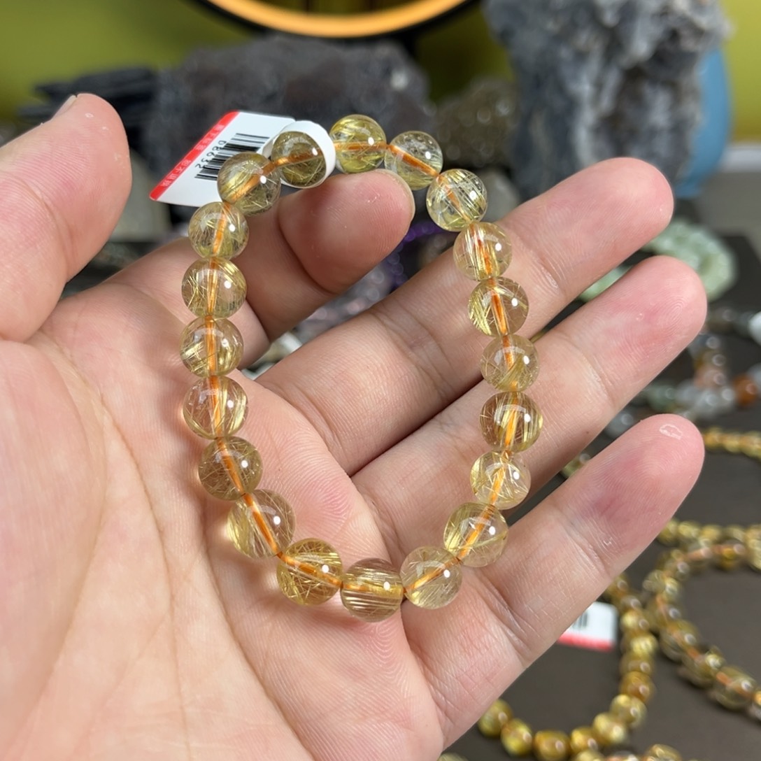 水晶手串未镶嵌发晶