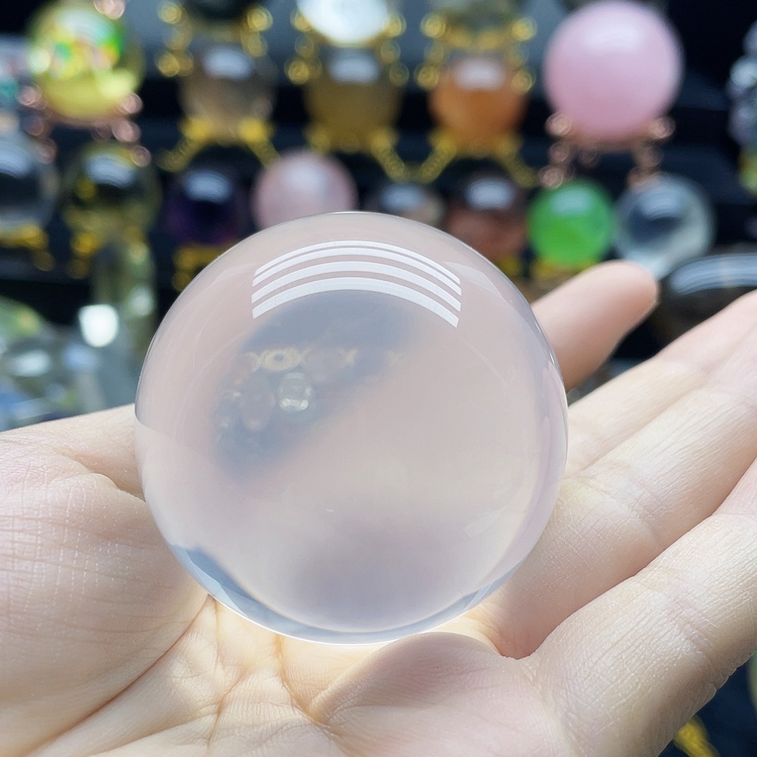 未镶嵌珠宝半成品水晶天然水晶48mm