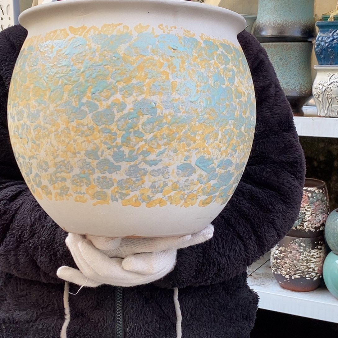 紫砂花盆口30高29福利