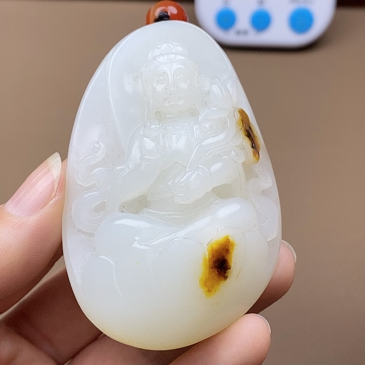 和田玉挂件未镶嵌F