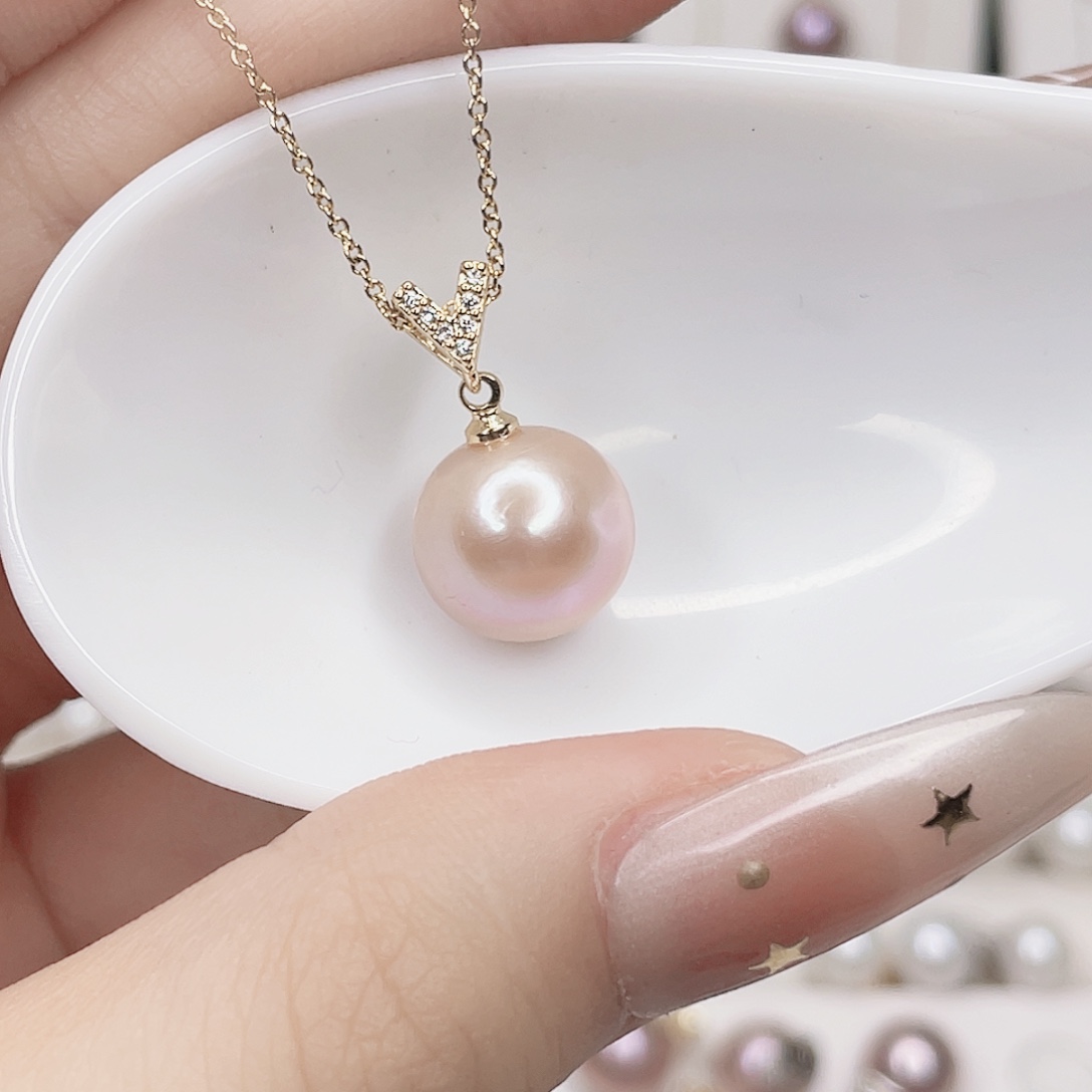 淡水珍珠合金吊坠(赠链)