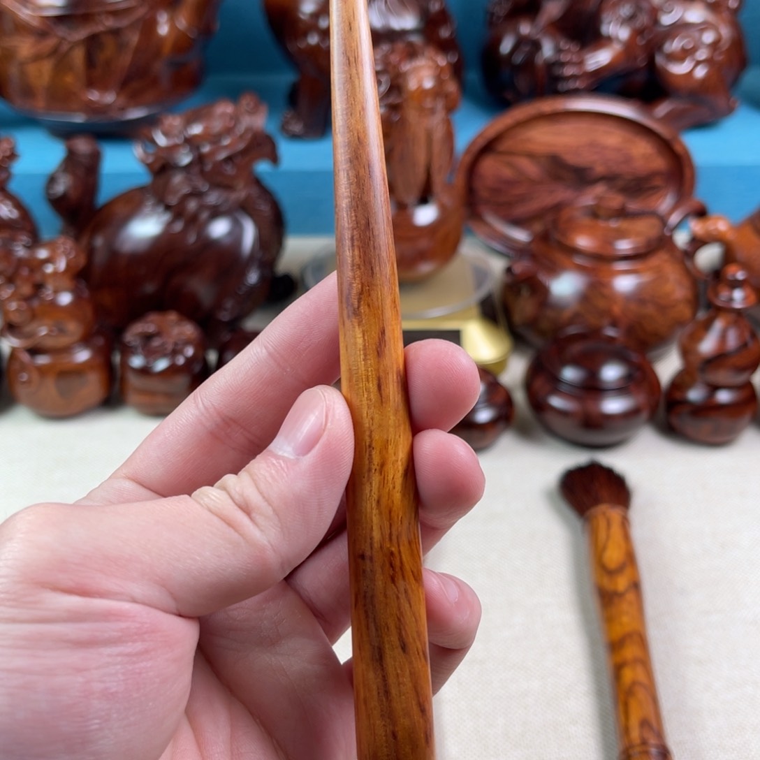 黄花梨/降香黄檀把件茶针