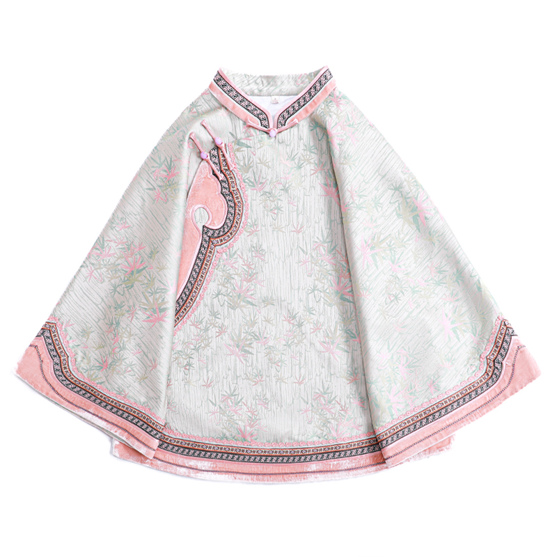 「浅绯竹影」丽古龙 桑蚕丝 复古中式原创纯手工汉服国风女装上衣