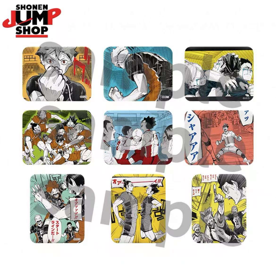 【日谷】排球少年 JS胜利方方吧唧徽章 盲盒（正版默认代拆）