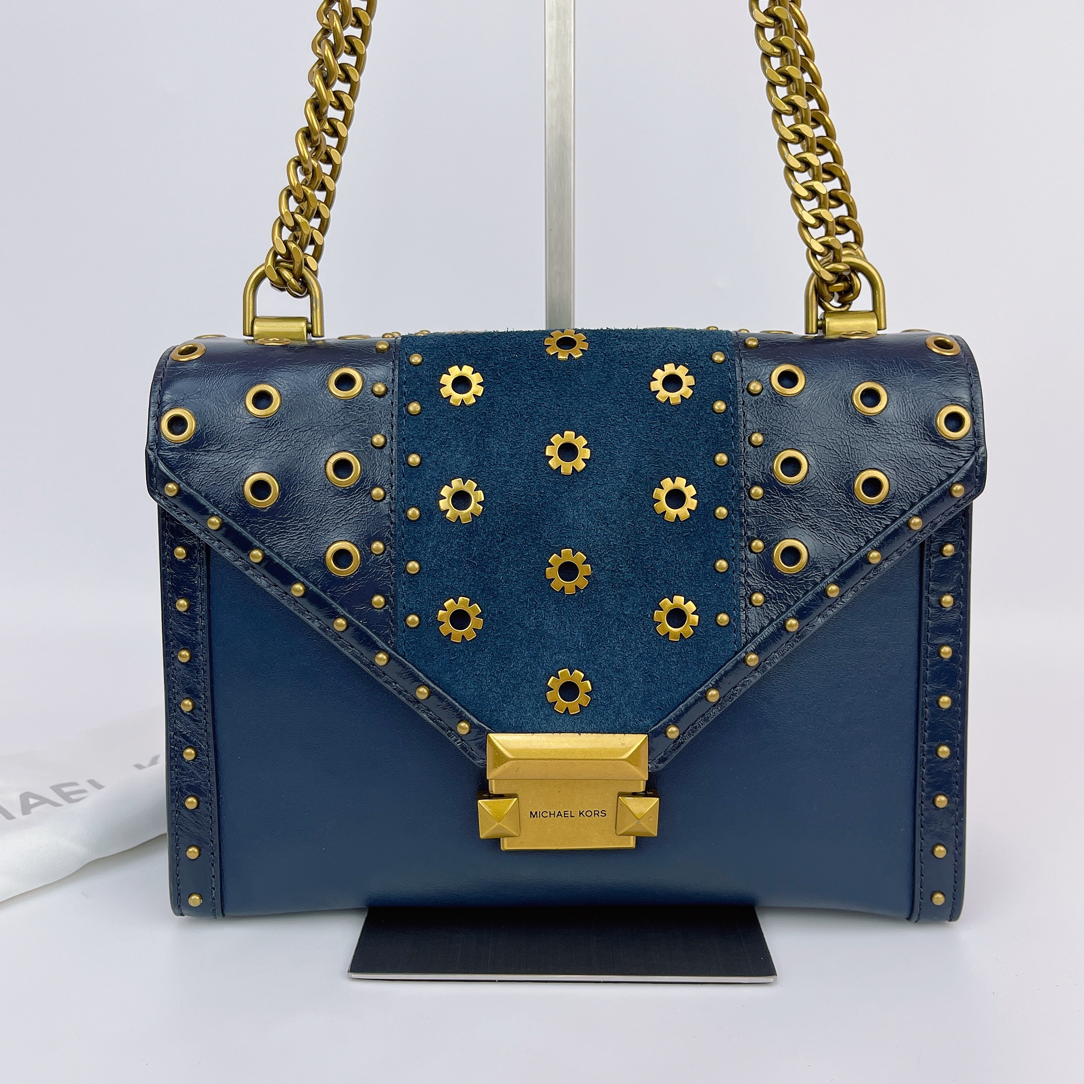 95新 MICHAEL KORS/迈克高仕 Mk单肩包底长24 M897