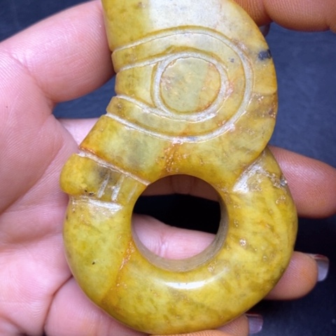 和田玉（糖玉）挂件未镶嵌