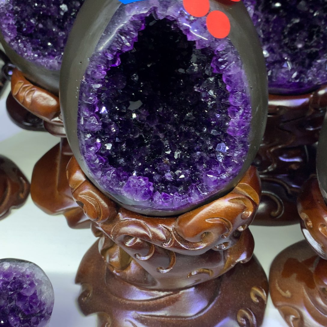 紫晶小葛恐龙蛋未镶嵌