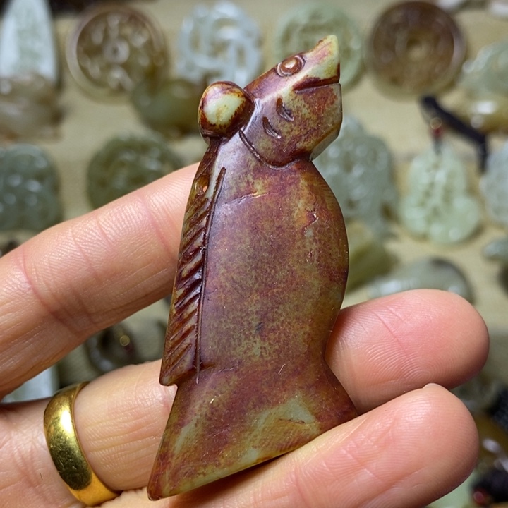 和田玉挂件未镶嵌