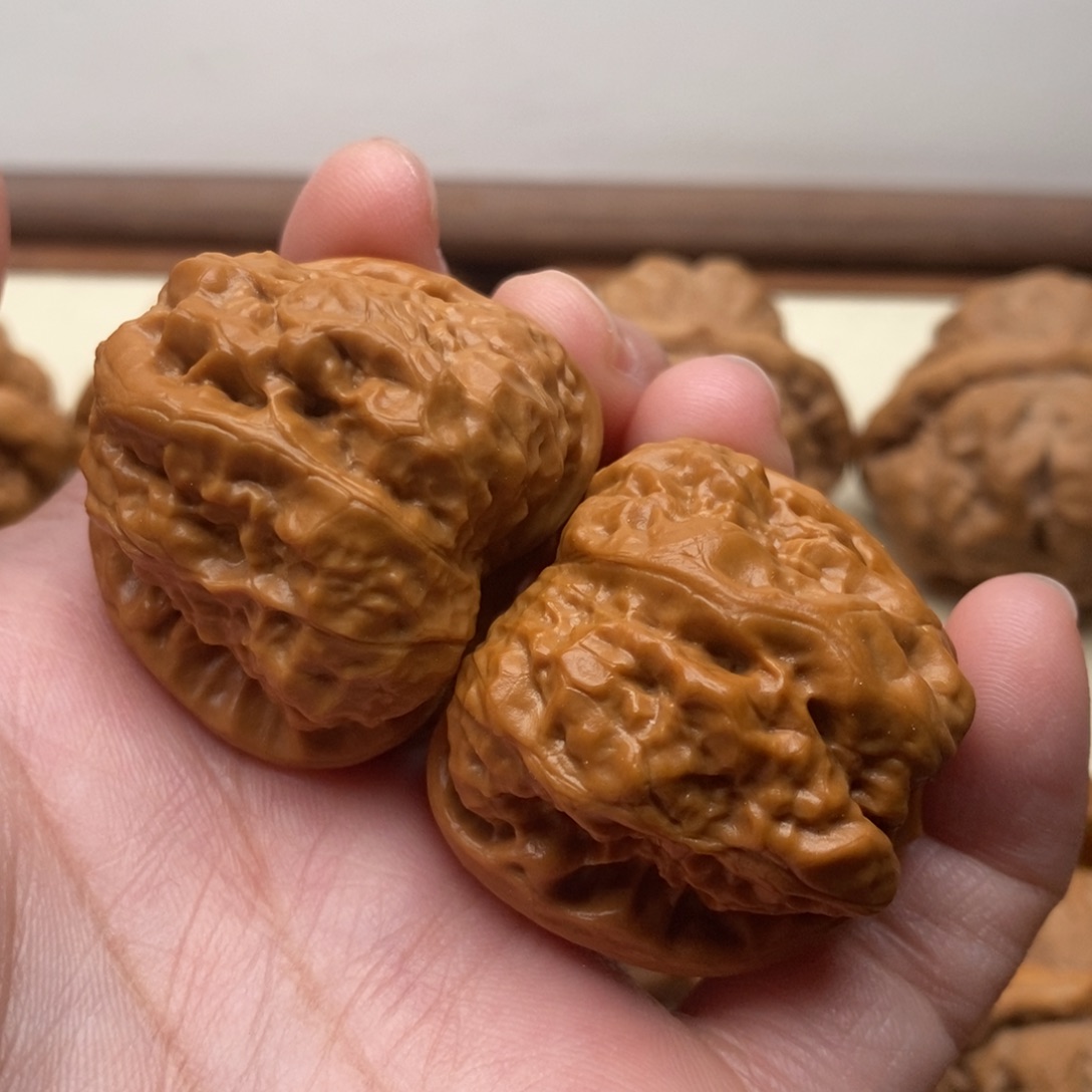 把件文玩核桃边37左右