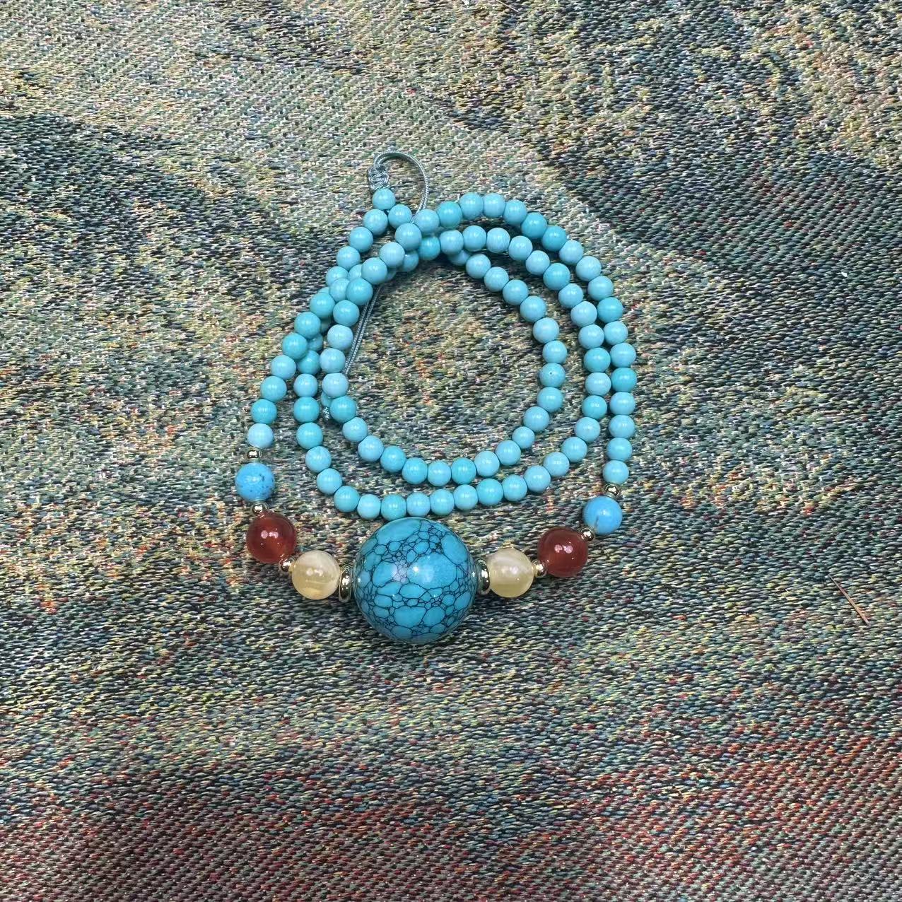 瑞哥专属绿松项链大