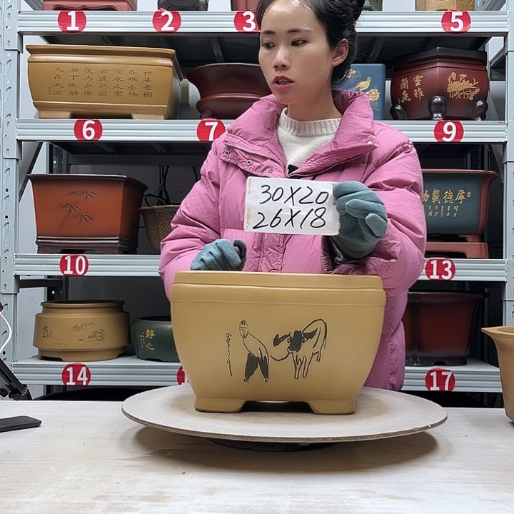 花盆紫砂紫砂花盆