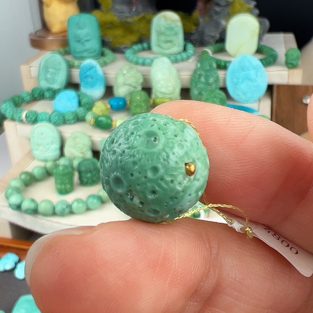 绿松石未镶嵌主播万珍