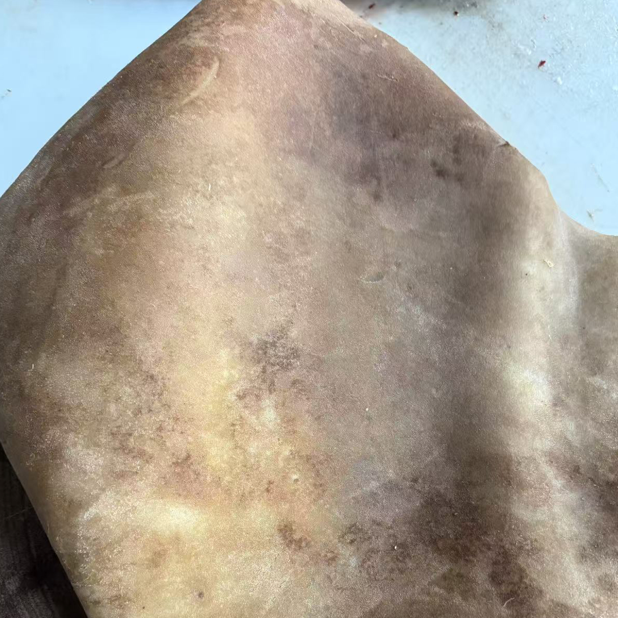 贵州散养跑山现杀现卖土黄牛 牛杂