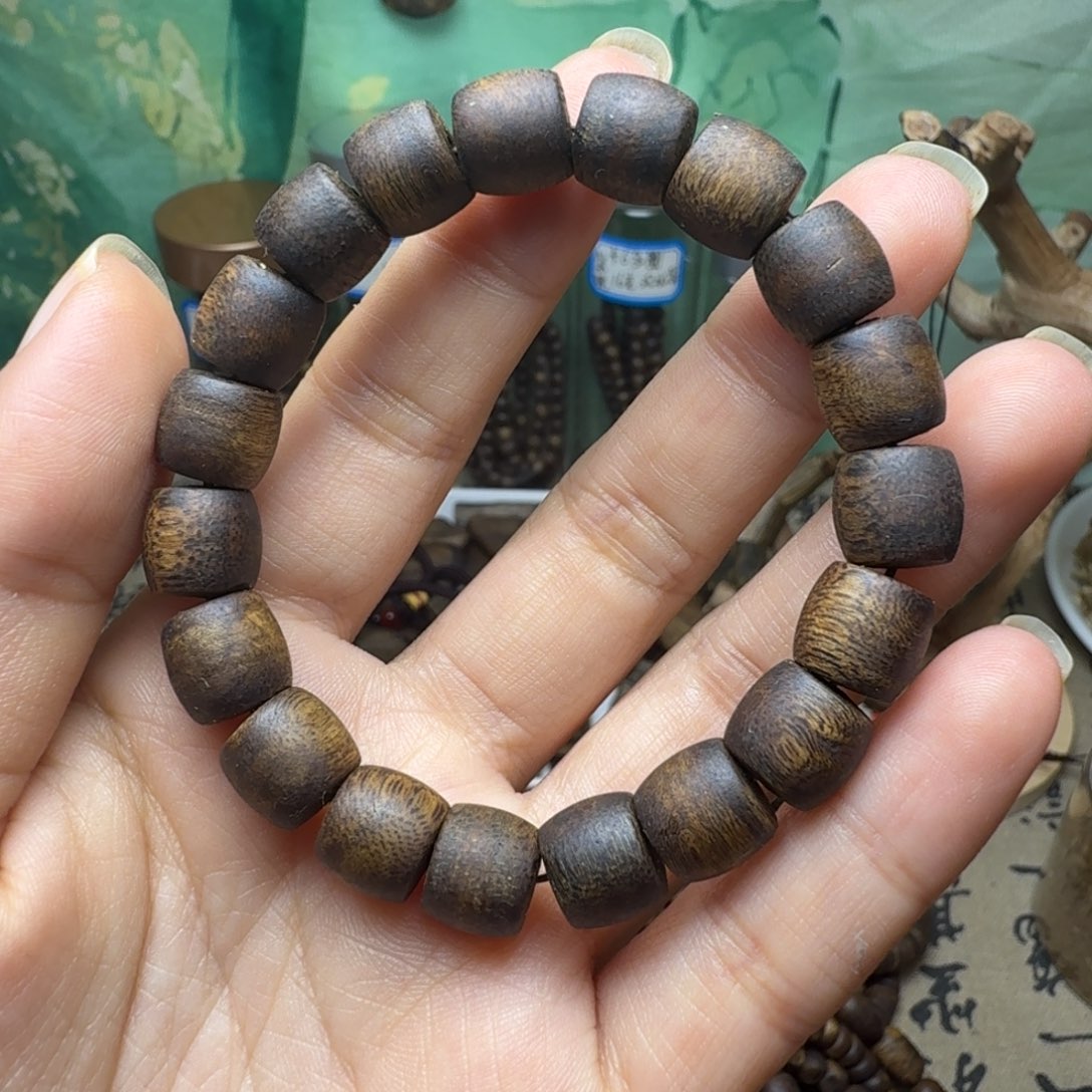 沉香沉香碎屑卡9鼓珠