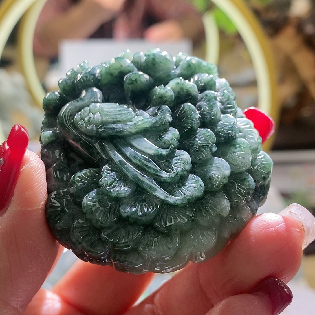 【闪购商品】翡翠颈饰未镶嵌凤凰