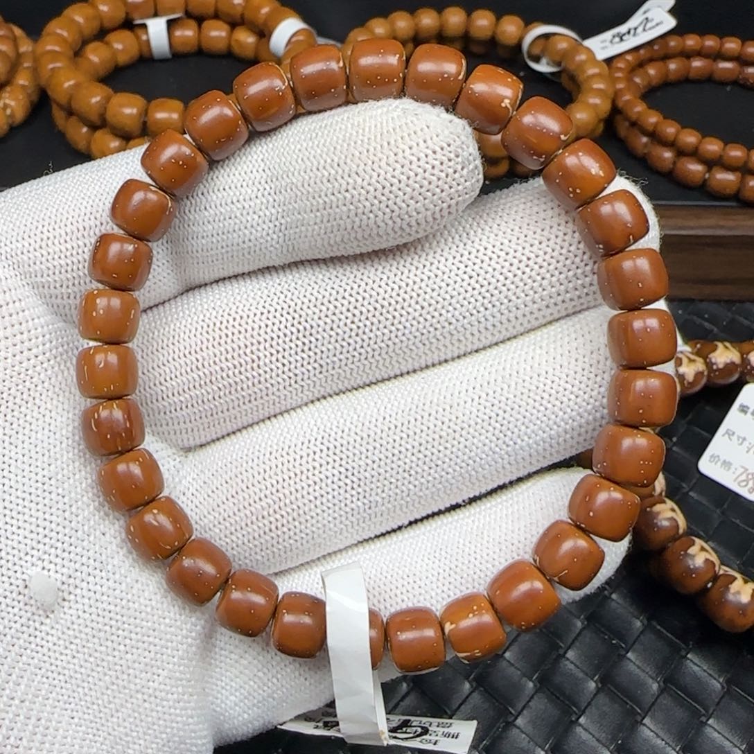 紫金鼠手串8.1mm实心老型（咖皮老料）G34