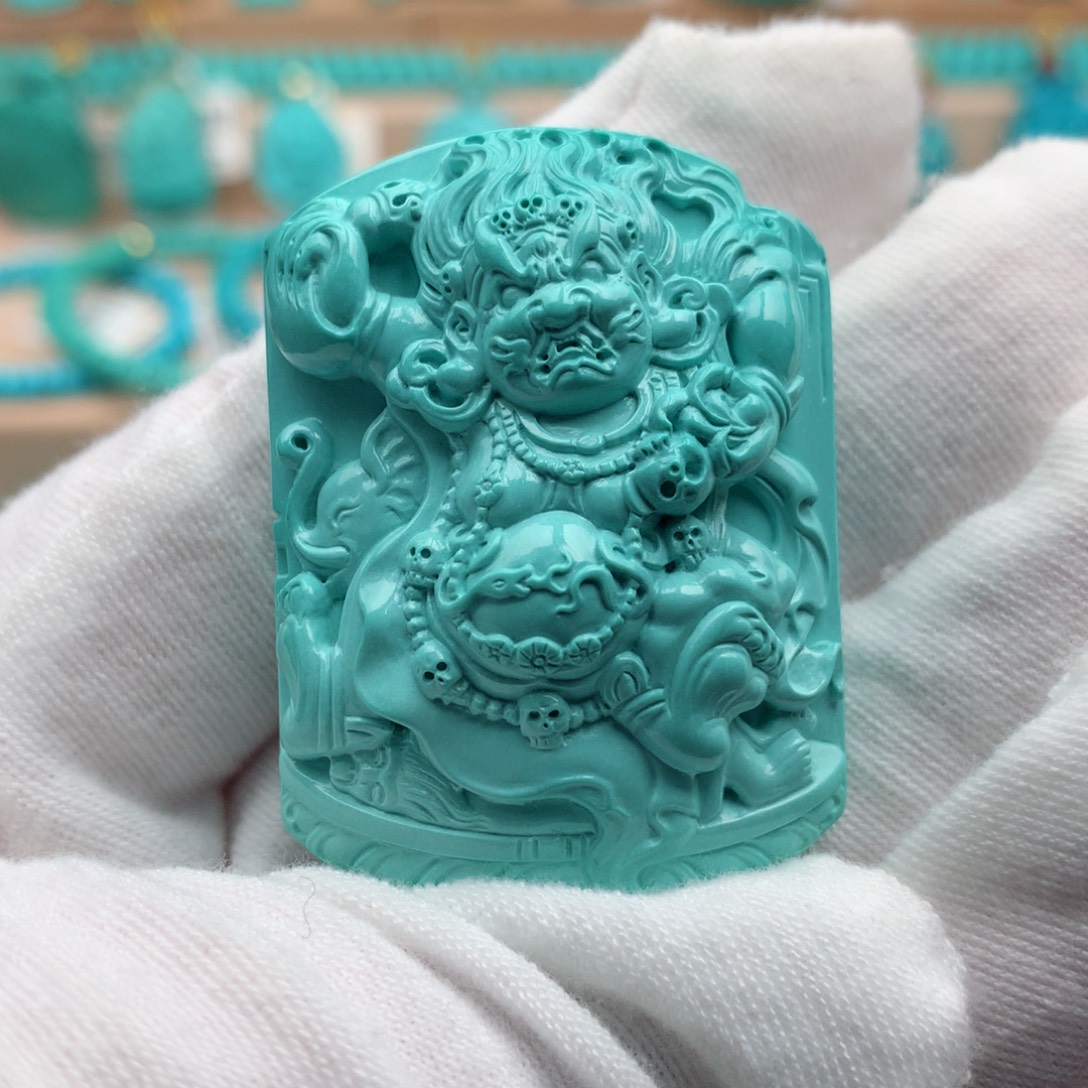 绿松石未镶嵌珠宝奇石44.5克