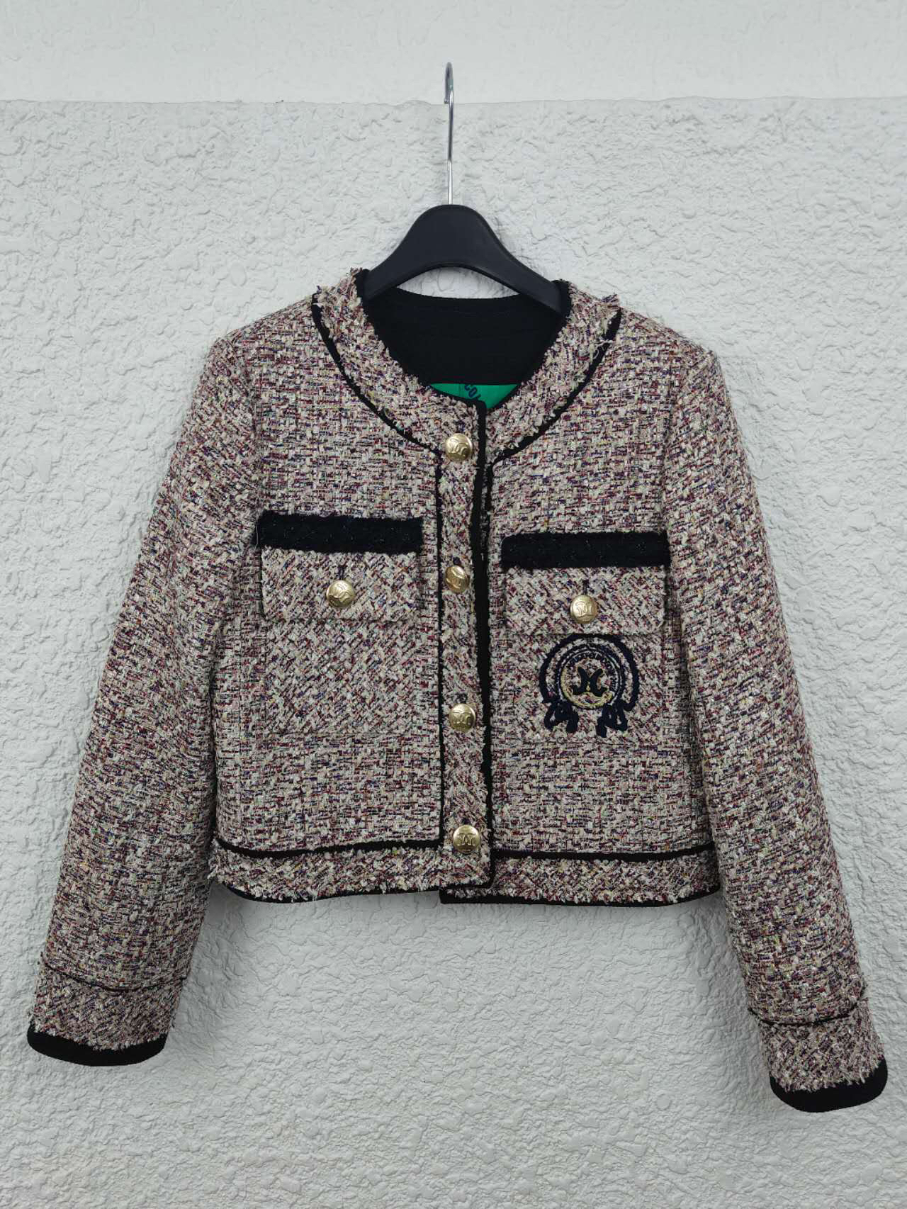 25年春款L*enic彩粉色法式小香风女气质休闲百搭显瘦